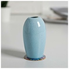 Ваза с крошкой на подставке «Жизнь прекрасна», 9,4 х 5,2 см 5100881 Сима ленд