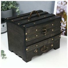 Шкатулка дерево "Средневековье" 18х22х16 см 2533827 Сима ленд