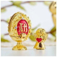 Яйцо-шкатулка «Верба» (ангел), 2 х 3,4 см 3931837 Сима ленд