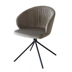 Стул Verona Round вращающийся табачно-серый Bradex Home