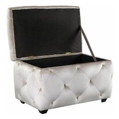 Пуф "Leset Classic-Е64", цвет велюра: молочный