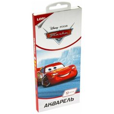 Акварель Disney "Тачки" 12 цветов Lori