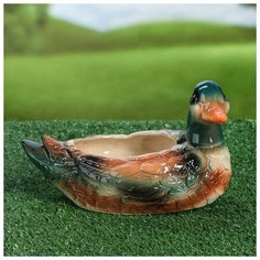 Фигурное кашпо "Утка", 1 л 1102244 Керамика ручной работы