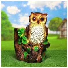 Фигурное кашпо "Сова на дереве" 37х30х21см 3866577 Хорошие сувениры