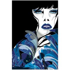 Морозный образ Раскраска по номерам на холсте Живопись по номерам