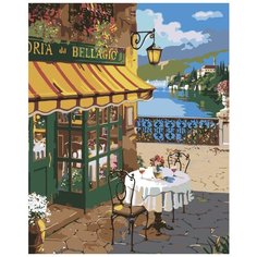 Кафе Белладжо Раскраска по номерам на холсте Живопись по номерам