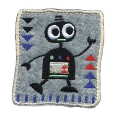 Термоаппликация HKM Робот, 1 шт 7,5 х 4 см