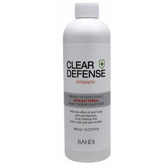Спрей-антисептик для кожи и ногтей «Надежная защита» / CLEAR DEFENSE ANTISEPTIC 480 мл Bandi