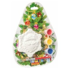 Набор для творчества Bondibon"Ёлочные украшения" Снежинка 7.5*1.6*8.6cm на карте Ёлочка