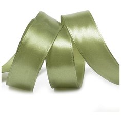 Лента атласная 1 (25мм) цв.3149 оливковый IDEAL уп.27,4 м