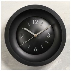 Часы настенные "Классика", без стекла, плавный ход, d=25.4 cм 5473730 Тройка