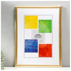 Фоторамка дерево Poster 30х40 см золотой 5504324 Сима ленд