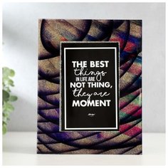 Фоторамка стекло 10х15 см "Геометрия" блеск 22х17 см 5120805 Сима ленд