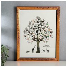 Фоторамка пластик 30х40 см "Кора медная с чёрной рамкой" 45х35 см 5116997 Сима ленд