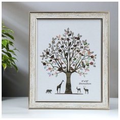 Фоторамка пластик 20х25 см "Рисовые хлопья" 28,4х23,4х2 см 5037783 Сима ленд