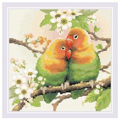 AM0059 Набор алмазной мозаики Риолис Неразлучники 30*30см