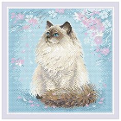 AM0056 Набор алмазной мозаики Риолис Мяу-дзен 30*30см