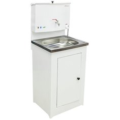 Рукомойник "Акватекс" металл. 500х450 белый (ЭВН-20л +мойка нерж.) в коробе