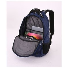 Рюкзак WENGER, 15”, синий, полиэстер 900D, 47х34х16,5 см, 26 литров