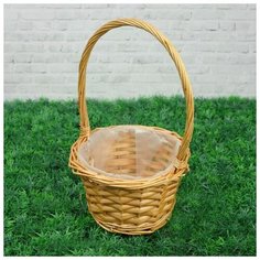 Корзина «Плетёнка», 17×10/28 см, ива 3900416 Сима ленд