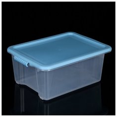 Контейнер для хранения Porter 14 л, цвет васильковый 4407563 Berossi