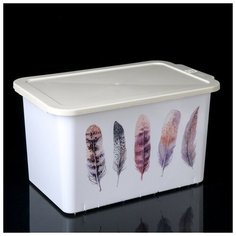 Контейнер для хранения "Serenity", цвет слоновая кость 4344499 Berossi