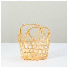 Корзина плетеная, 16х13х8/16, бамбук 5464896 Сима ленд