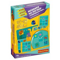Мозаика на логику. ПОДВОДНЫЙ МИР. - настольная игра BONDIBON. 4+ Bondibon ВВ4765
