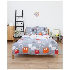 Детское постельное белье, поплин "Всё себе"; Хэппи мир; Размер: 1.5