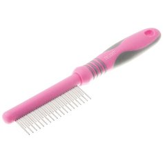 Расческа DeLIGHT ROSE с "кольцами" разнозубая