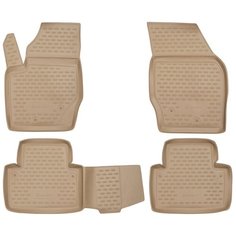 Element Коврики в салон VOLVO XC90 2002-2015, 4 шт. (полиуретан, бежевые)