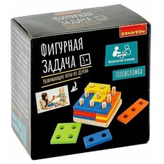 Развивающие игры из дерева Bondibon Головоломка «фигурная задача», BOX