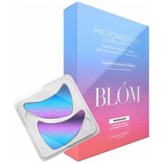 Микроигольные патчи BLOM Global Anti – Age с экстрактом красного клевера для омоложения кожи, 2 пары