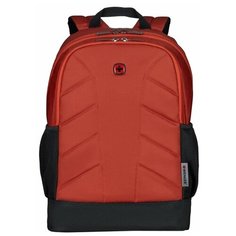 Рюкзак WENGER Quadma 610200, с отделением для ноутбука 16, кирпичный/черный, полиэстер, 30x17x43 см, 20 л