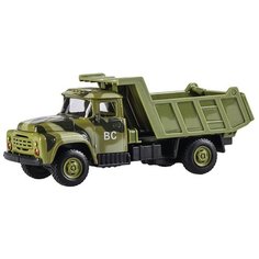Детская инерционная металлическая машинка Serinity Toys , модель Самосвал Вооруженные силы