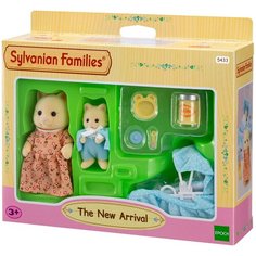 Мама с малышом и колыбелькой Sylvanian Families