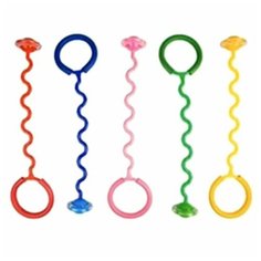 Скакалка Змейка, Диск PVC со светом, 1/орр, 5 цветов микс Наша Игрушка