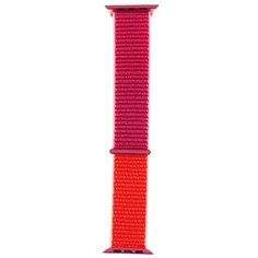 Аксессуар Ремешок Evolution для APPLE Watch 42/44mm Sport Loop AW44-SL01 Nylon Pomegranate 36762