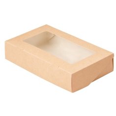 Контейнер одноразовый картонный Eco Tabox PRO 1000 мл, 20x12x4 см, коричневый (5 шт)