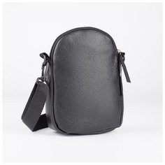 Сумка жен Соло, 14*6*19, отд на молнии, длин ремень, черный 5271636 Сима ленд