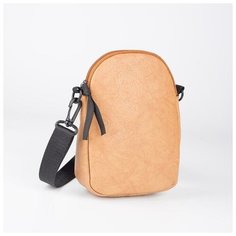 Сумка жен Соло, 14*6*19, отд на молнии, длин ремень, коричневый 5271635 Сима ленд