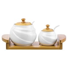 Набор Elan Gallery Айсберг сахарница/солонка 540134