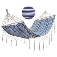 Гамак полотняный (поликоттон) HAM-15 200 Х 120 СМ (дерев. Планка) "ECOS"