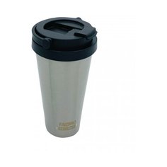 Термокружка следопыт-palermo с откидной ручкой, нержавеющая сталь, 500 мл