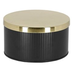 Контейнер Quelia черный металл La Forma