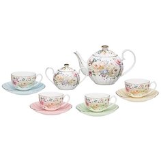 ЧАЙНЫЙ СЕРВИЗ LEFARD ВРЕМЕНА ГОДА 10 ПР. НА 4 ПЕР. МИКС