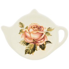 ПОДСТАВКА ПОД ЧАЙНЫЕ ПАКЕТИКИ КОРЕЙСКАЯ РОЗА 12*9,5*1,5 СМ. Agness