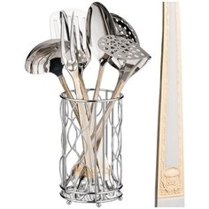 Набор кухонных принадлежностей AGNESS в корзине