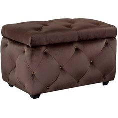 Сундук Leset Classic-Е64 Велюр YD-8B Шоколадный/ножки пластик