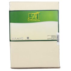 Простыня АльВиТек ПР-СО-260, сатин, 220 х 260 см, кремовый